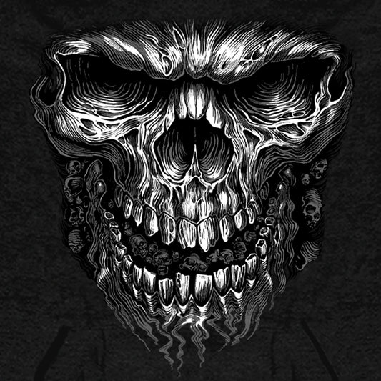 Hot Leathers Shredder Skull Pullover Sweatshirt