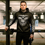 Hot Leathers Shredder Skull Pullover Sweatshirt
