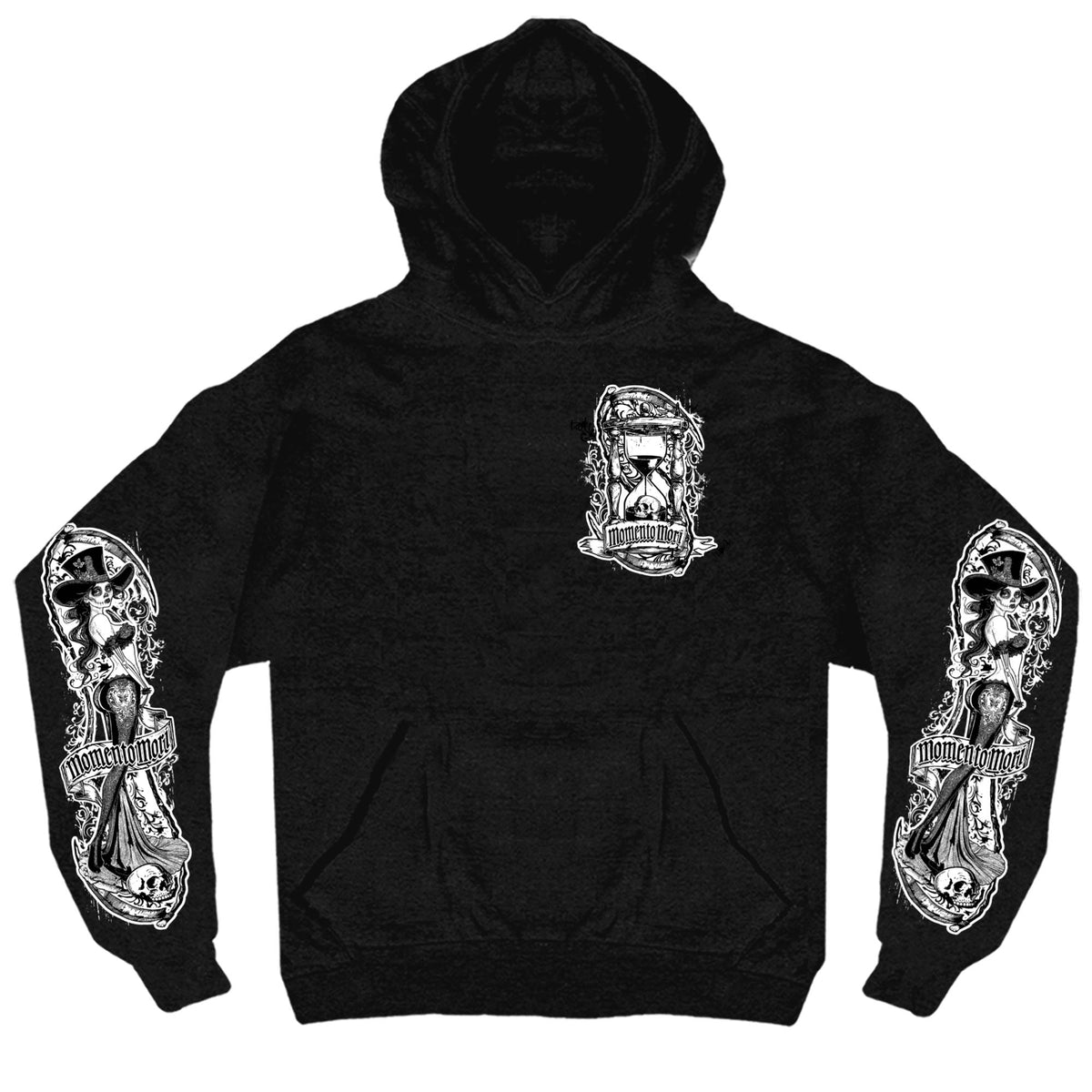 Hot Leathers Momento Mori Hooded Pullover Sweatshirt GMS4538