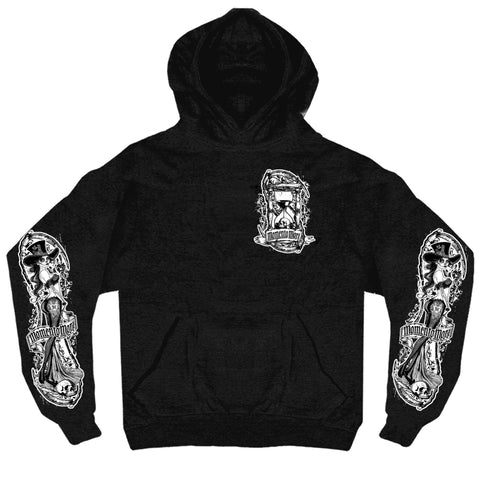 Hot Leathers Momento Mori Hooded Pullover Sweatshirt GMS4538