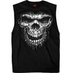 Hot Leathers Shredder Skull Shooter Tank Top