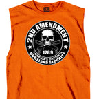 Hot Leathers 2ND Amendment Mens Orange Shooter GMT3531