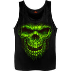 Hot Leathers Shredder Skull Mens Black Tank Top GMT3532