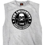 Hot Leathers 2ND Amendment Mens Heather HTR Charcoal Shooter GMT3533