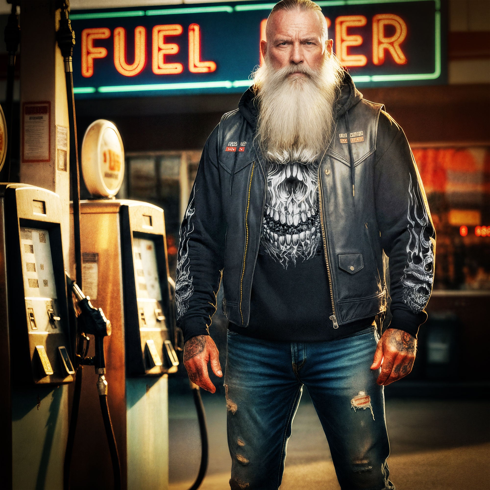 SWHZ SHREDDER SKULL – Hot Leathers