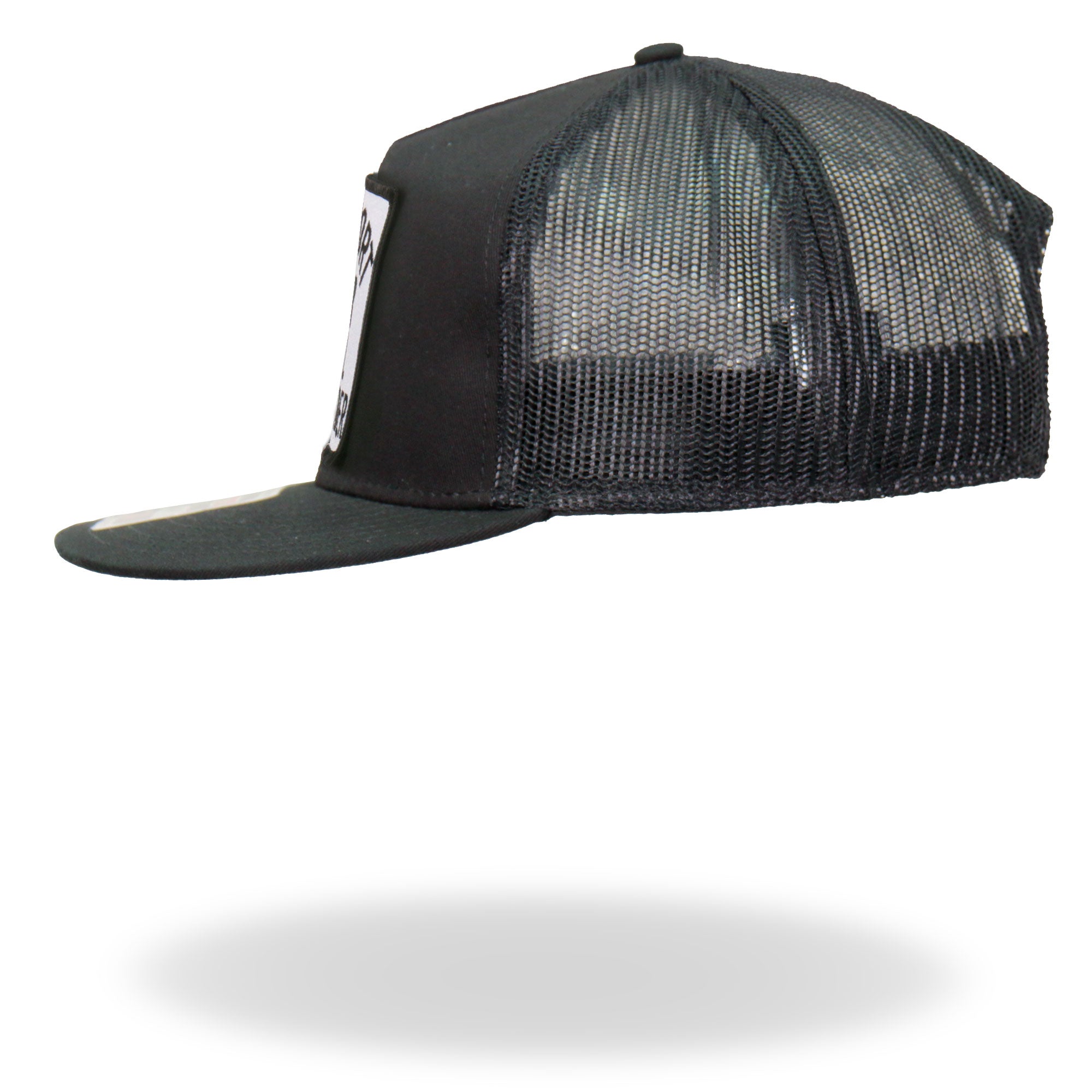 Hot Leathers GSH2007 Support Your Local Bartender Black and White Snapback Ball Cap