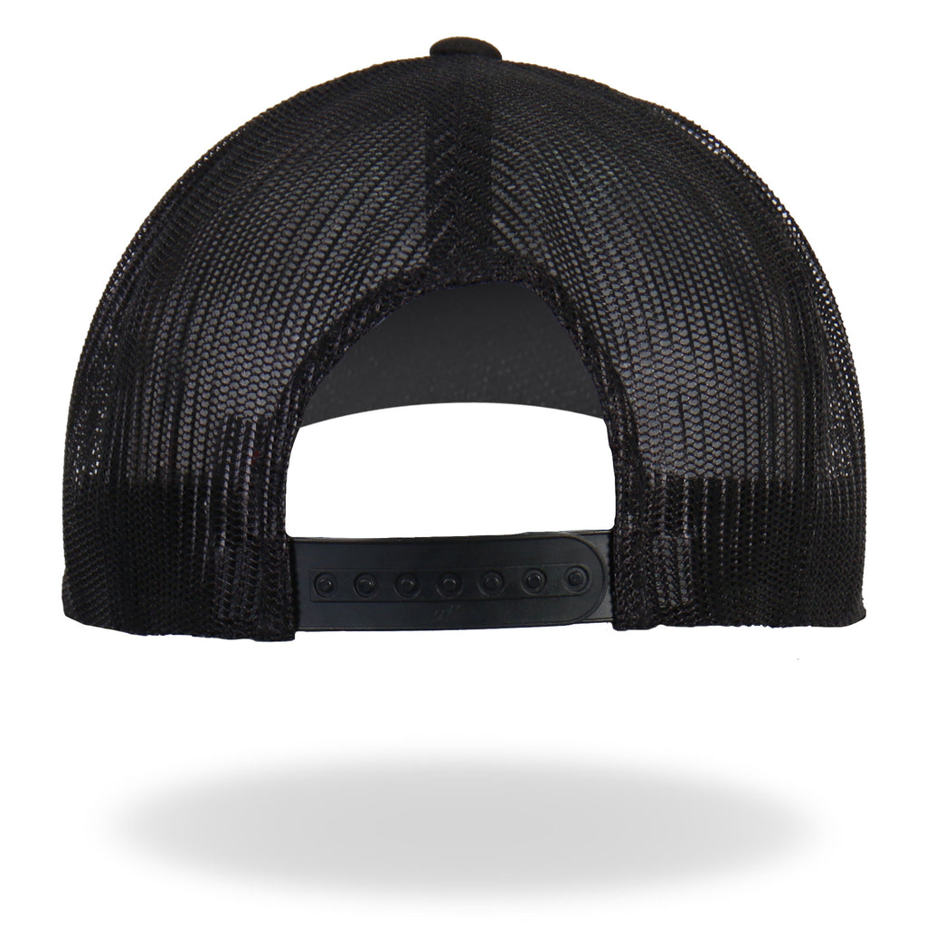 Hot Leathers GSH2007 Support Your Local Bartender Black and White Snapback Ball Cap
