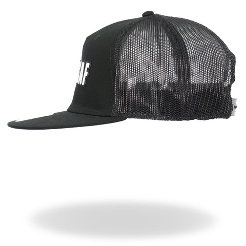 Hot leathers Black and White DILLIGAF Snapback Hat GSH2030