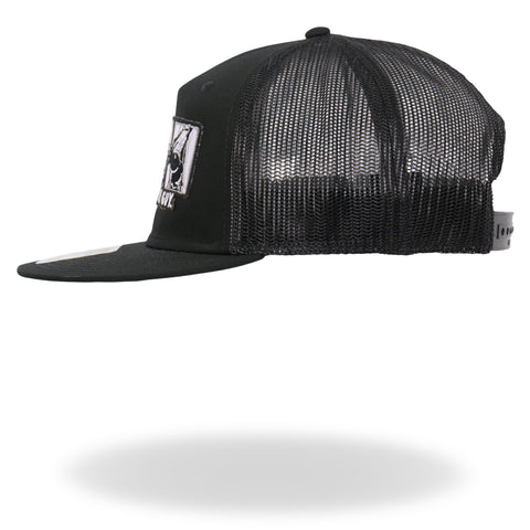 Hot Leathers Black Simple Guy 3 B's Snapback Hat