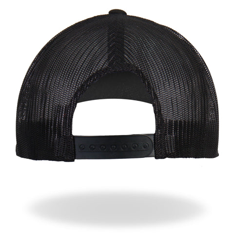 Hot Leathers Black Simple Guy 3 B's Snapback Hat