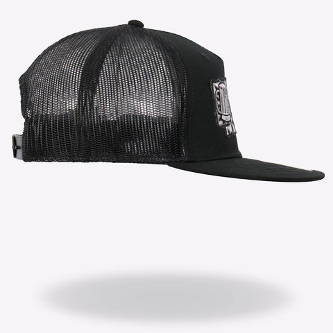 Hot Leathers Black Simple Guy 3 B's Snapback Hat