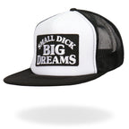 Hot Leathers Small Dick Big Dreams Snap Back Trucker Hat