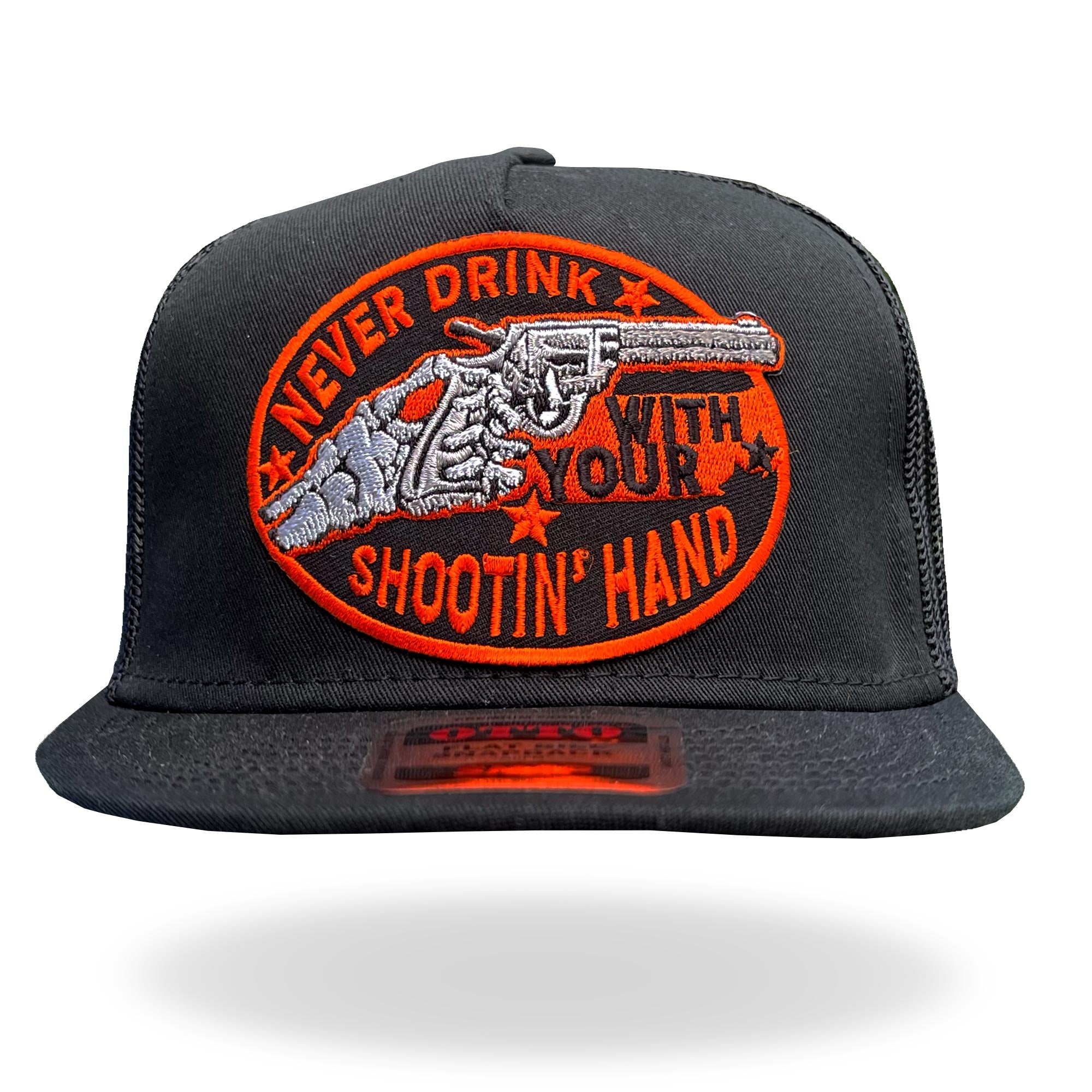 Hot Leathers GSH2051 Never Drink Snap Back  Hat