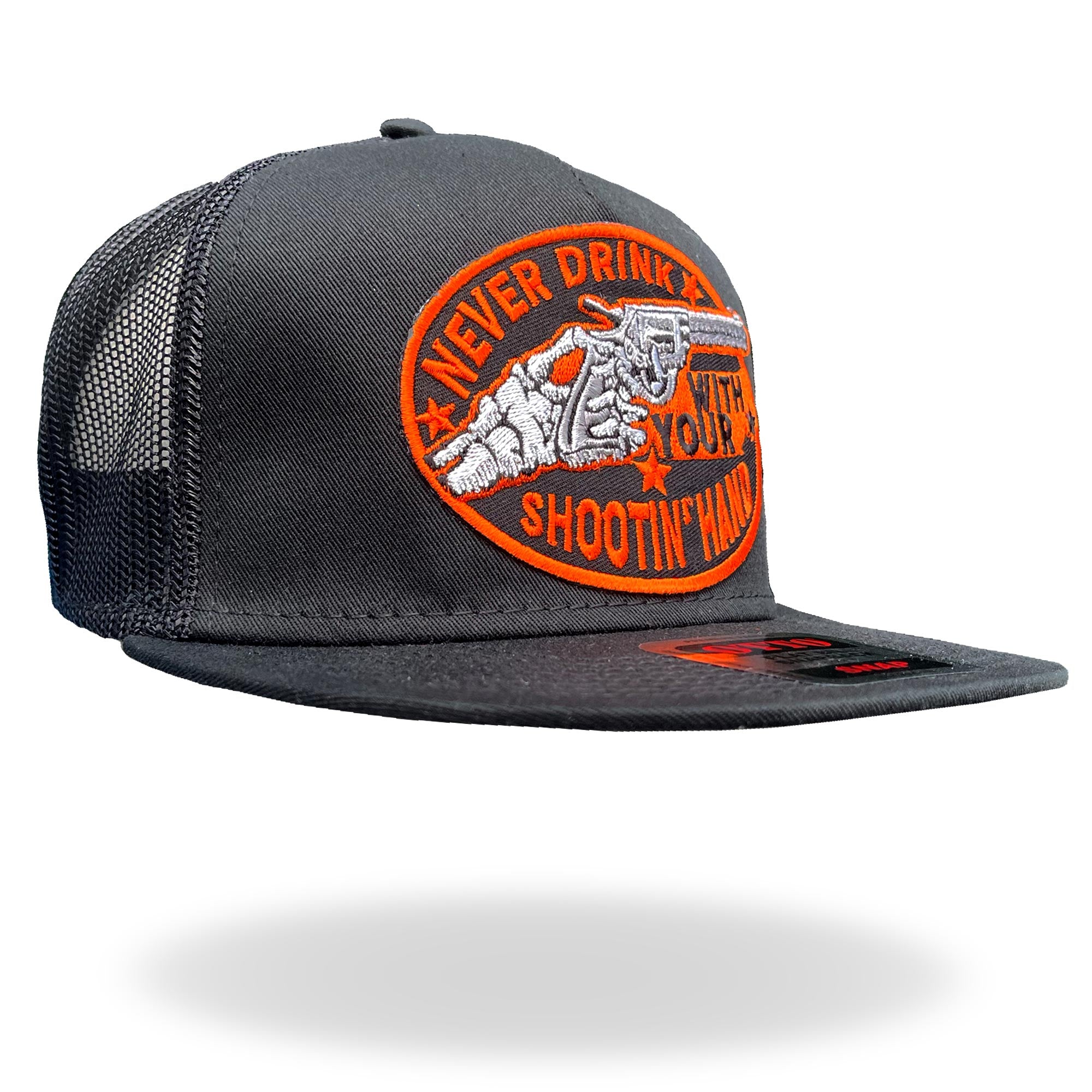 Hot Leathers GSH2051 Never Drink Snap Back  Hat