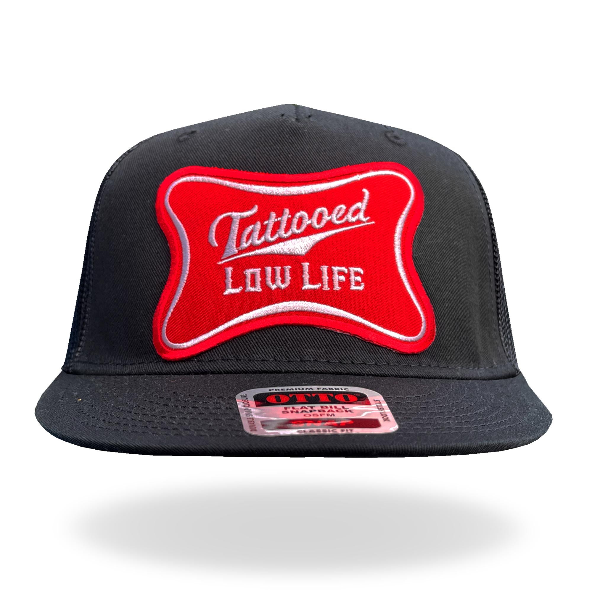 Hot Leathers Tattooed Low Life Snap Back  Hat GSH2052