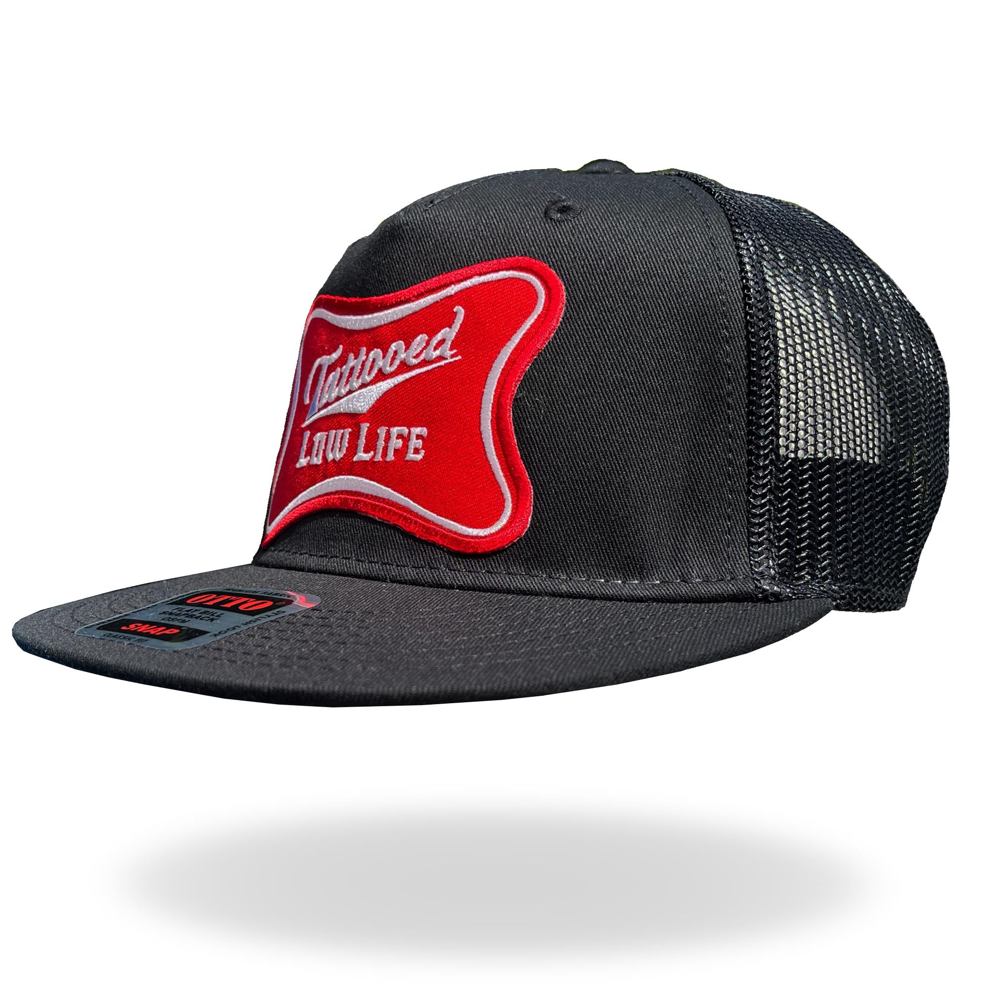 Hot Leathers Tattooed Low Life Snap Back  Hat GSH2052