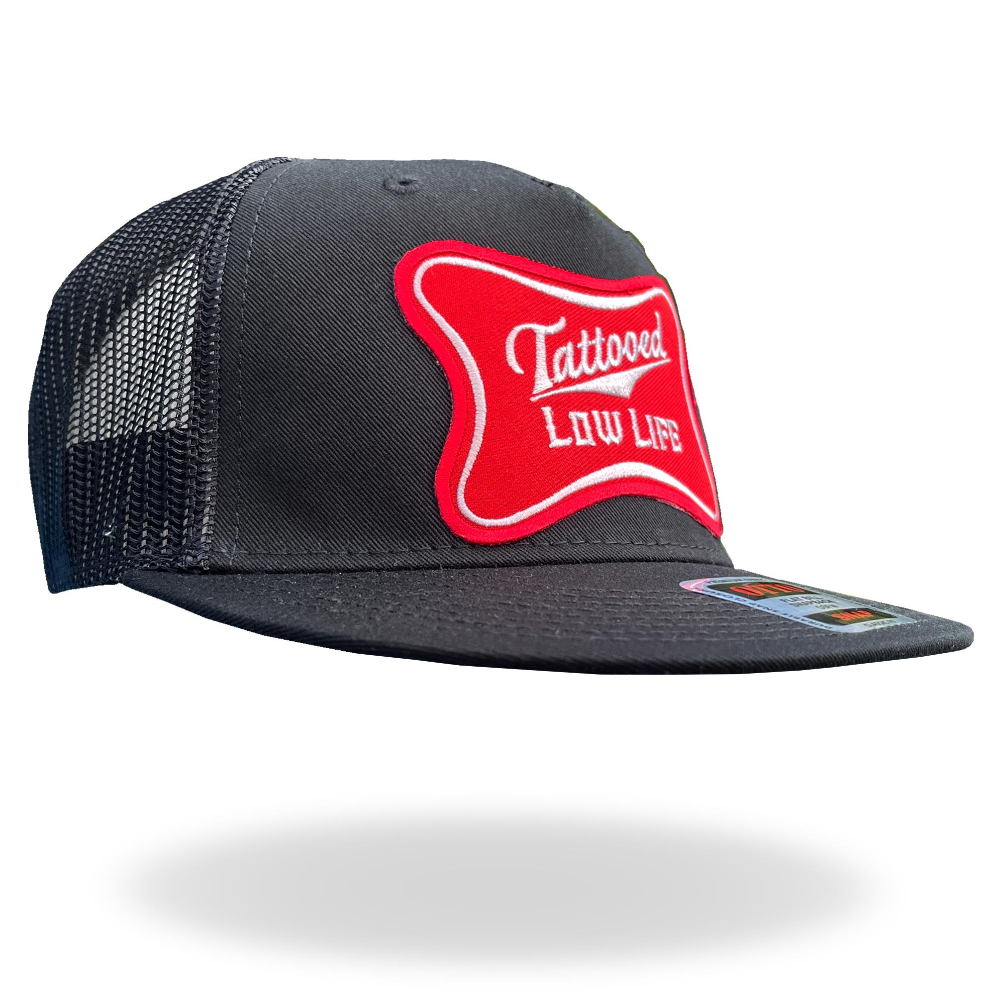 Hot Leathers Tattooed Low Life Snap Back  Hat GSH2052