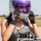 Hot Leathers GVL3001 Ladies 'Sublimated' Textile Mechanic Gloves