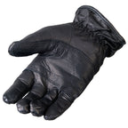 Hot Leathers Mens Gloves Unlined Leather Ribbed Knuckles GVM1002
