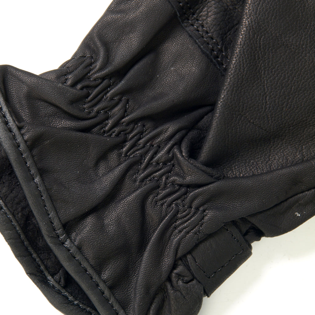 Hot Leathers Mens Gloves Unlined Leather Ribbed Knuckles GVM1002
