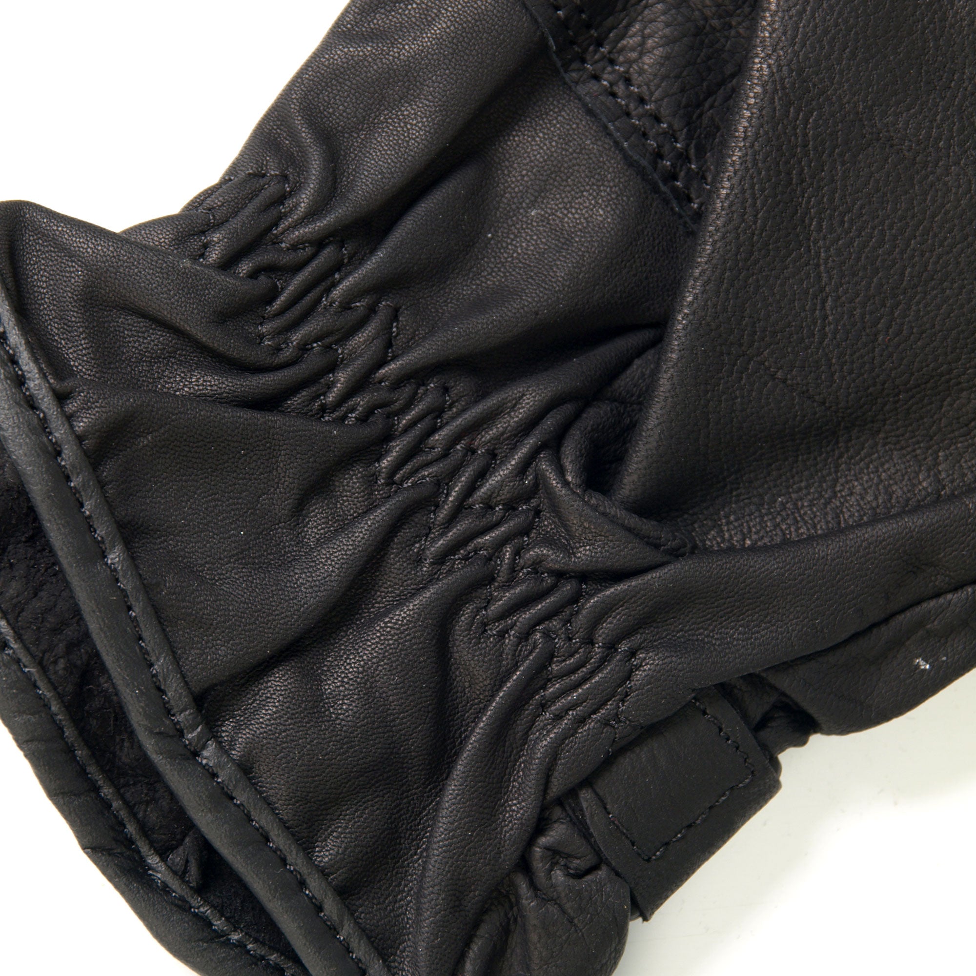 Hot Leathers Mens Gloves Unlined Leather Ribbed Knuckles GVM1002