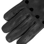 Hot Leathers Mens Gloves Vented Unlined Leather Driving Glove GVM1009