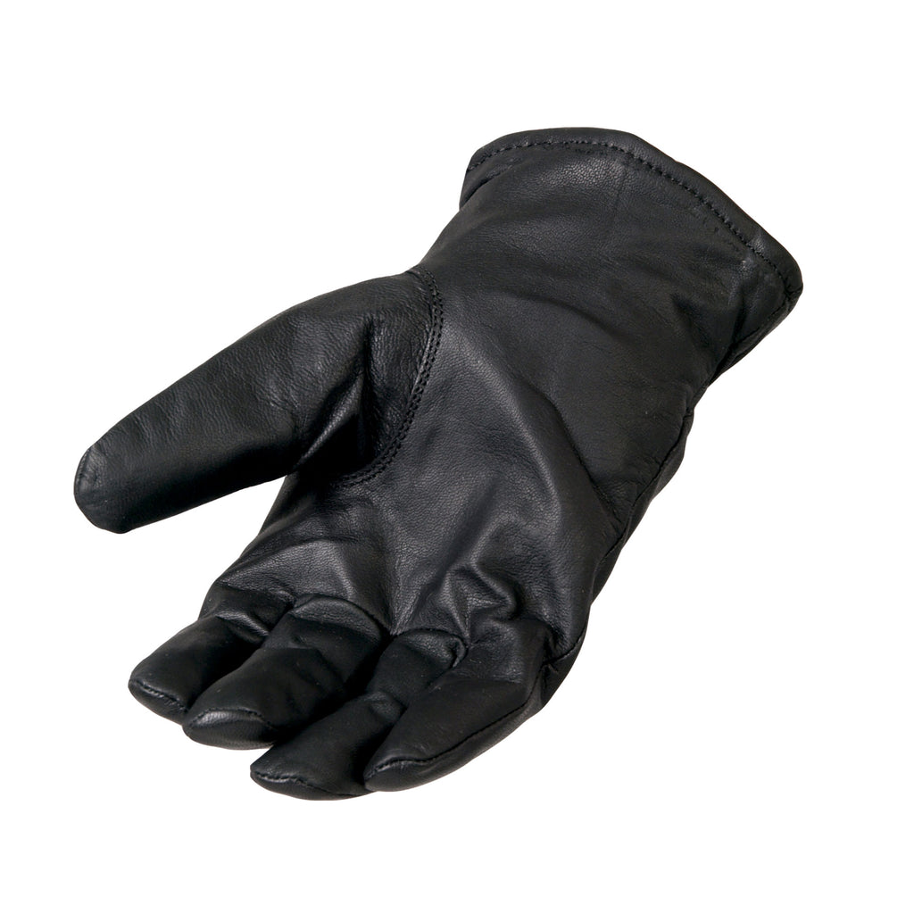 Hot Leathers Mens Gloves Leather Waterproof Riding Glove GVM1018