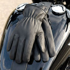 Hot Leathers Midnight Matte Leather Gloves GVM1030