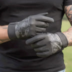 Hot Leathers Ancient Skull Leather Gloves