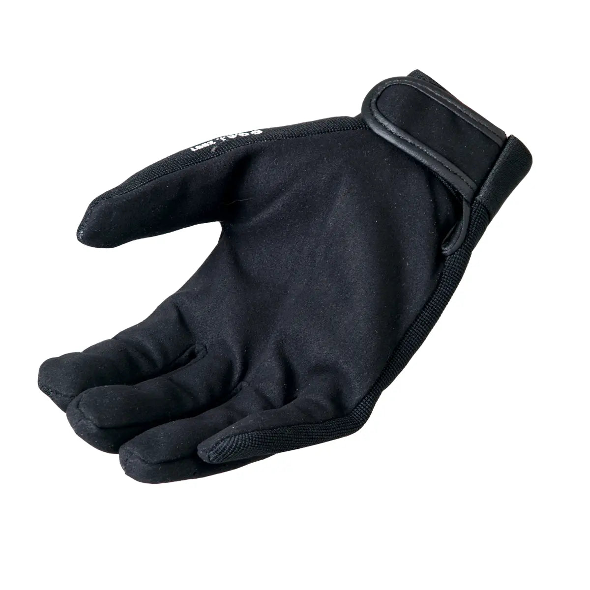 Hot Leathers GVM2002 Black 'Red Flames' Textile Mechanic Gloves