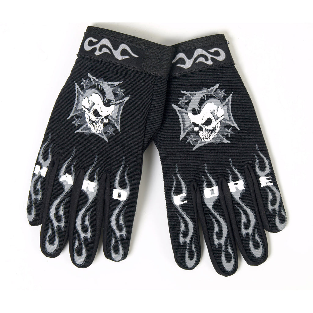 Hot Leathers Mens Gloves Hardcore Mohawk Mechanics Style GVM2003