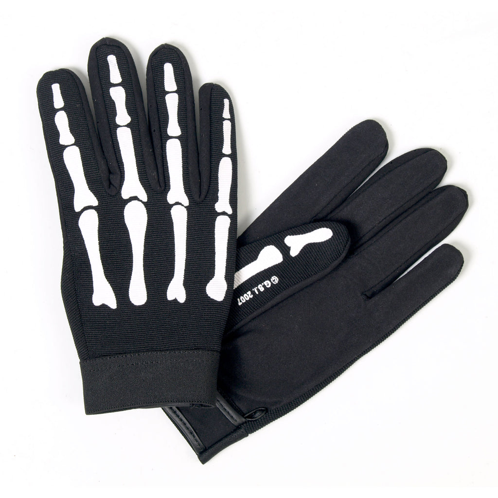 Hot Leathers Mens Gloves Skeleton Mechanics Design GVM2007