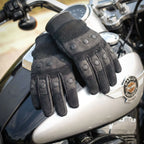 Hot Leathers Padded Knuckle Mechanic Gloves