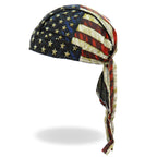 Hot Leathers Vintage American Flag Lightweight Head Wrap HWH1088