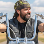 Hot Leathers Camo Skull Lightweight Headwrap HWH1094