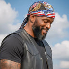 Hot Leathers Hoop Eagle Lightweight Headwrap HWH1102