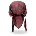 Hot Leathers Rust Dye Denim Lightweight Headwrap HWH1106