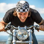 Hot Leathers Checkered Flags Lightweight Headwrap HWH1115