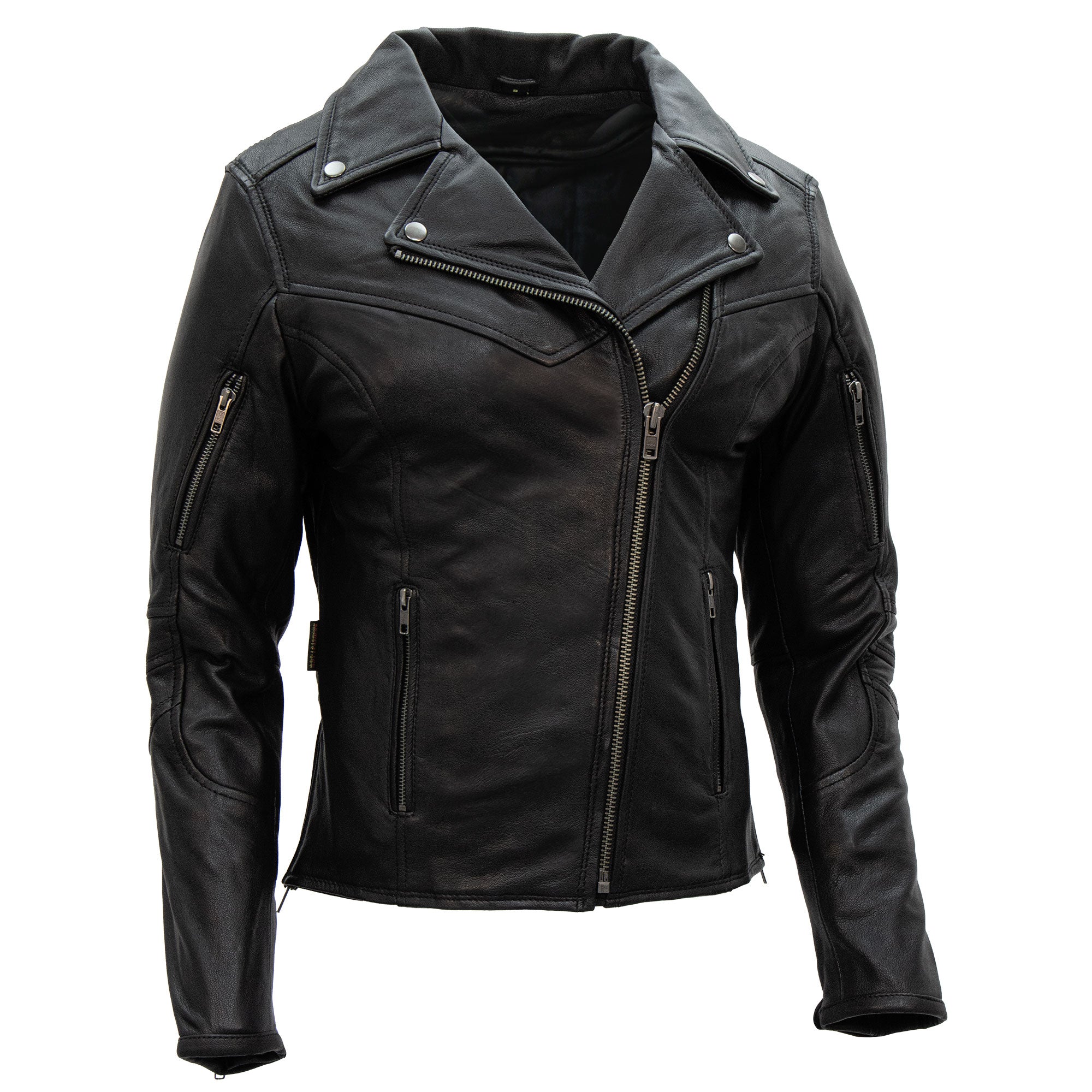 【HOT LEATHERS】シングルライダースジャケット JKT L VENTS AND SIDE ZIPPERS – Hot Leathers