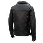 Hot Leathers JKL1029 Ladies Leather Motorcycle Concealed carry Biker Jacket with Vents and Side Zippers