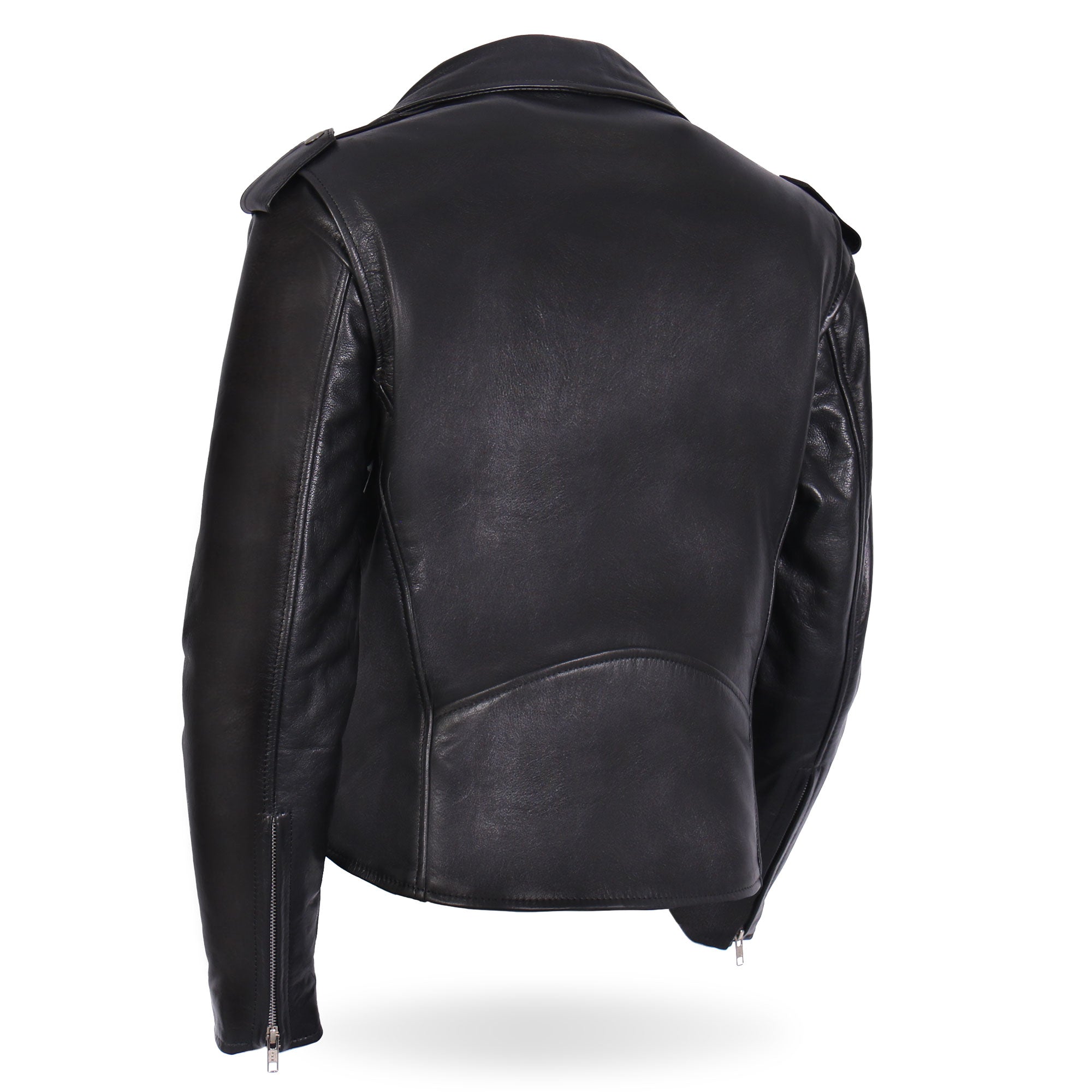 Hot Leathers JKL5004 Ladies Black Premium USA Made Classic Motorcycle