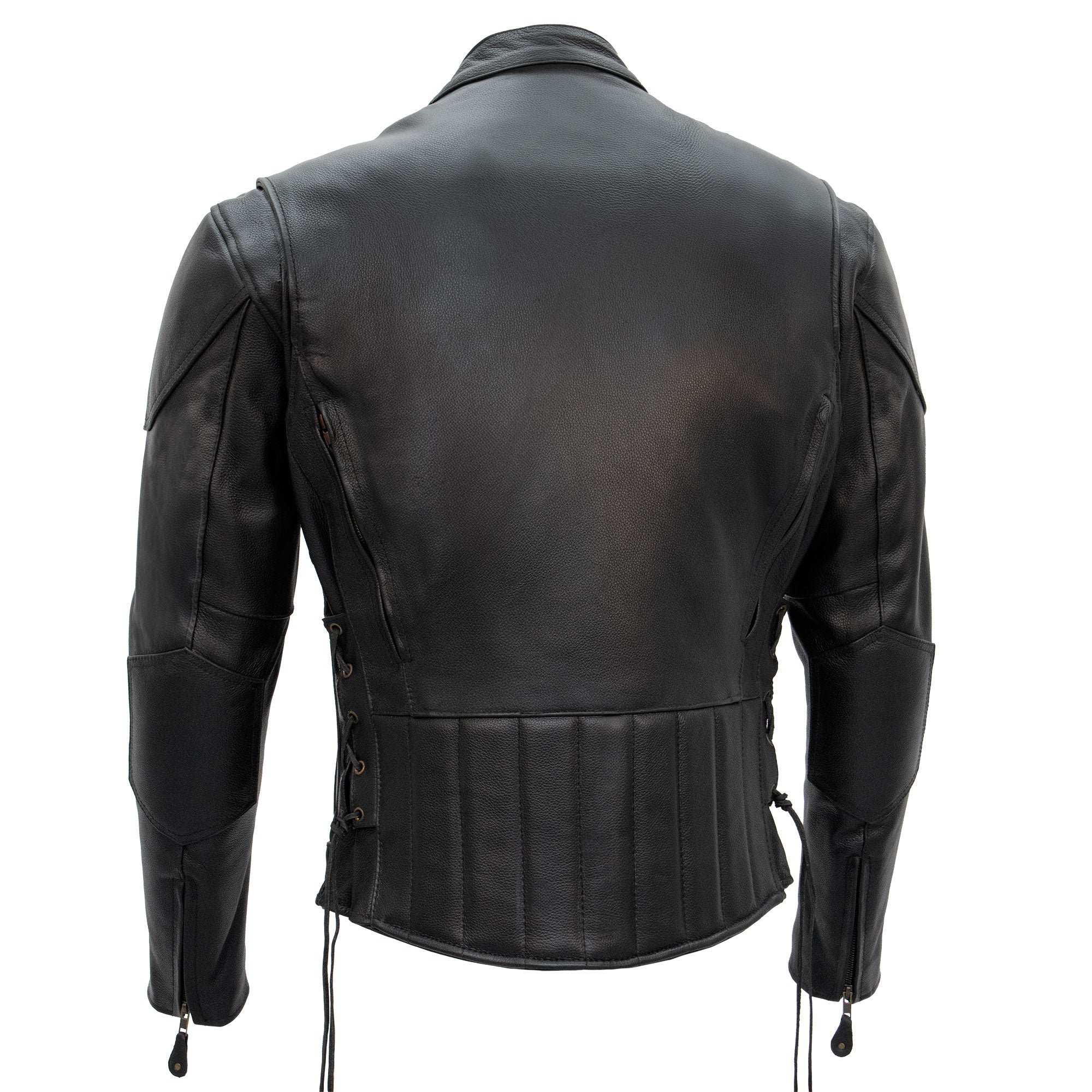 Men's Vented Leather Motorcycle Jacket | Hot Leathers