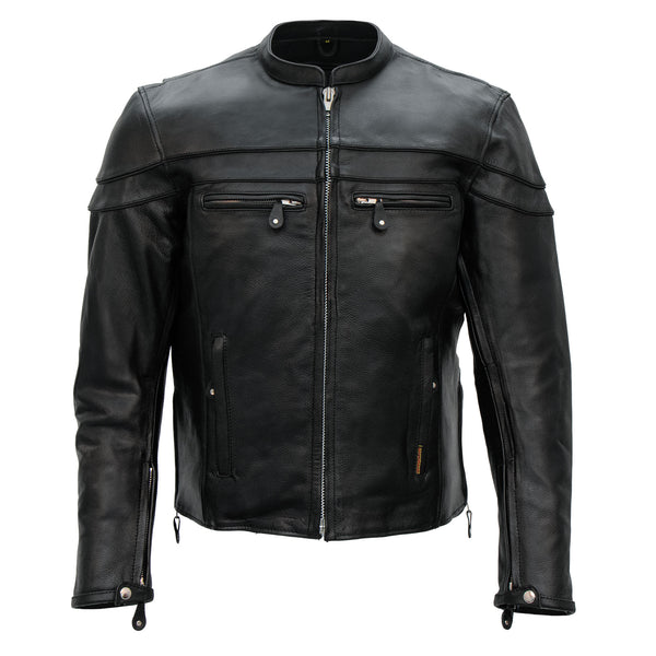 JKT M W/ DOUBLE PIPING – Hot Leathers