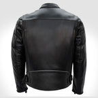 Hot Leathers JKM1021 Men's Black Leather Motorcycle Biker Carry and Conceal Vented Scooter Jacket