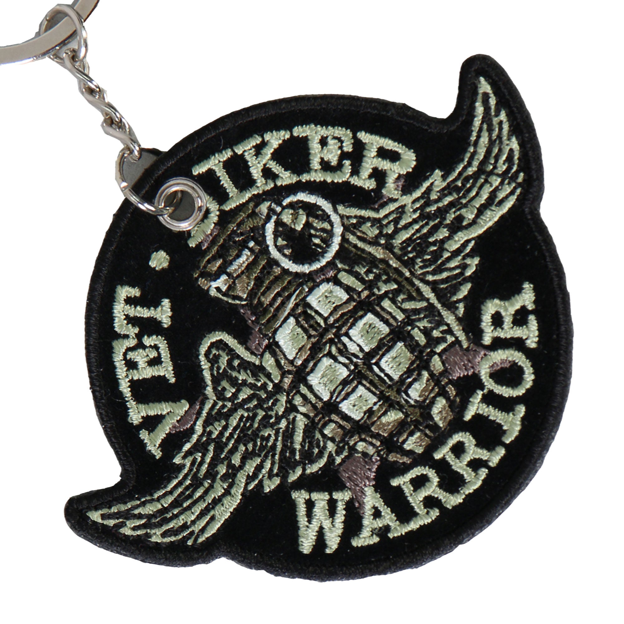 Hot Leathers Grenade Embroidered Key Chain