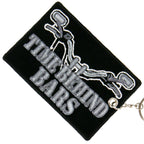 Hot Leathers Time Behind Bars Embroidered Key Chain