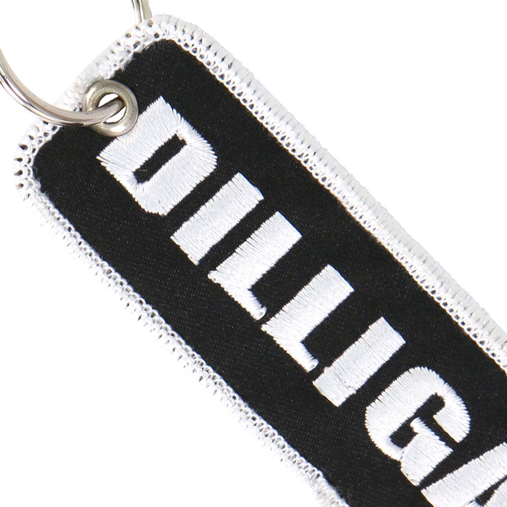 Hot Leathers KCH1030 DILLIGAF Embroidered Key Chain