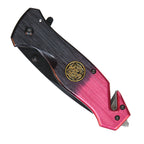 Hot Leathers Fire Department Tactical Knife KNA1149