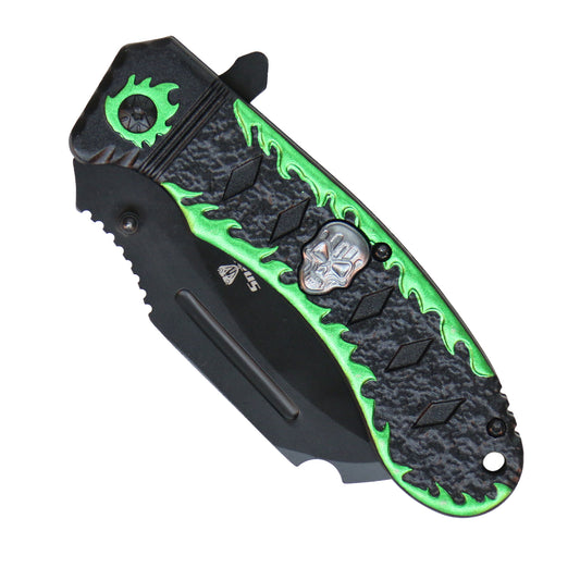 Hot Leathers Skull Diamonds Knife KNA1158