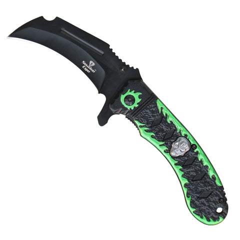 Hot Leathers Skull Diamonds Knife KNA1158